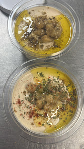 NEW MEDITERRANEAN HUMMUS WITH TOPPING